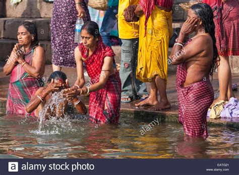 1,084 River Bathing Indian Women .